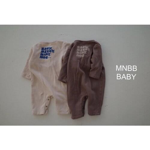 Winter baby long-sleeved romper infant fleece round neck letter fashion romper 47