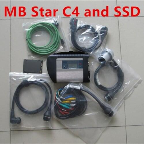 Good Quality A+++ Mb Star C4 sd connect With SSD Software 2021.03 X/DAS/DTS Star Diagnosis C4 Tools For Cars Trucks