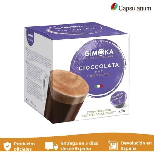 Box of 16 gimaka Chocolate capsules®Compatible for Nespresso Dolce Gusto coffee maker®-Capsularium