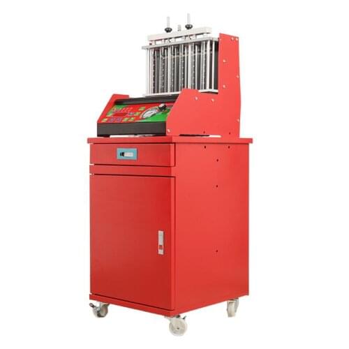Fuel Injector Cleaner & Analyzer Ultrasonic Cleaning Of Automobile Nozzle For 6 Cylinder Electric Injection Test Stand