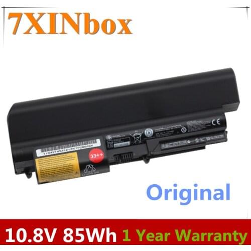 7XINbox 10.8V 85Wh 7800mAh Original 42T4644 42T4531 Laptop Battery For Lenovo T400 R400 R500 T61 T61P R61 R61I 42T4653 42T4549