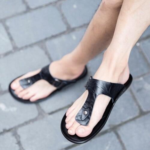 Sandale Piscine Homme Zandalias Hombre Sandalias Cuero Slide Sandals Men For Sandalia Masculino Masculina