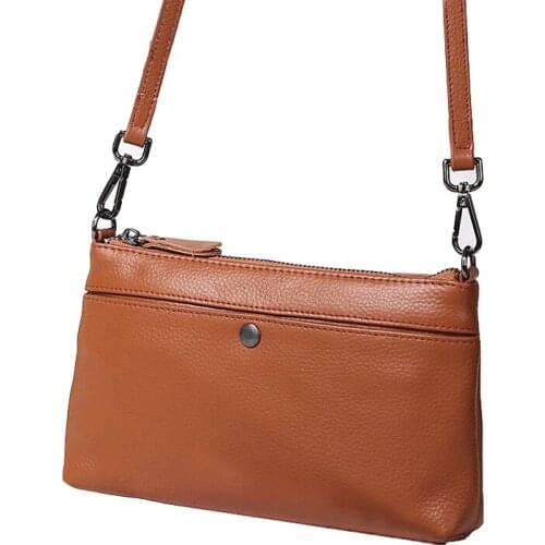 Genuine Leather Shoulder Bag Womens Luxury Handbags Fashion Crossbody Bags for Women Clutch Purse Messenger Bag bolsa feminina