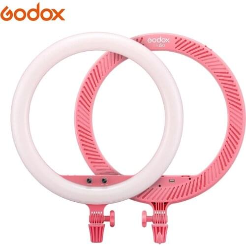 Godox LR150 LED Ring Light Annular Lamp Bi-color 3000K-6000K Ring Lamps for Video YouTube Ringlight Makeup Light