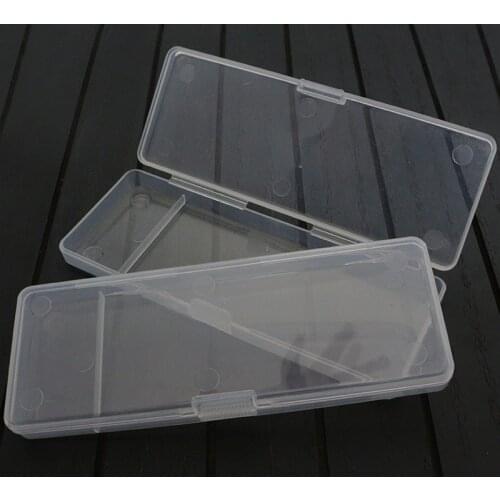 Toolbox Plastic Transparent Organizer knife Jewel Bead Case Cover Container Storage Box for Jewelry Pill Hardware tool parts