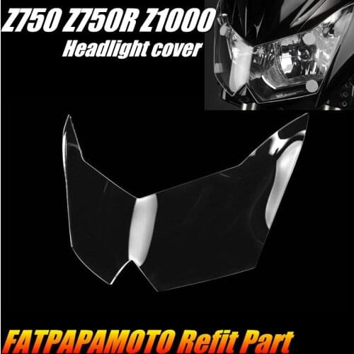 FOR KAWASAKI Z750 Z750R Z1000 Motorcycle Accessories Headlight Protection Guard Cover
