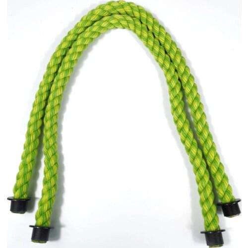 1 pair Size 65 cm matcha green hemp rope bag handle 2020