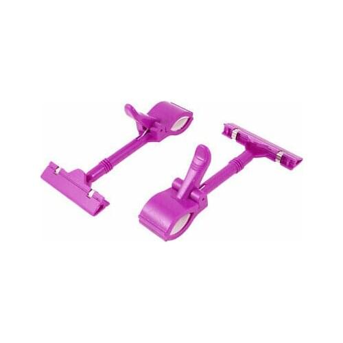 2 Pcs Clip On Sell Pop Sign Ticket Card Price Holder Stands for Display Rail