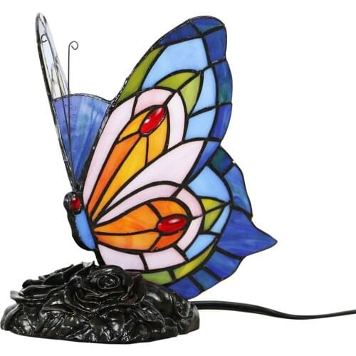 3d American Pa-storal Butterfly Table Lamp Home Bedroom Bedside Night Light Table Lamp Gift Decoration Night Lights
