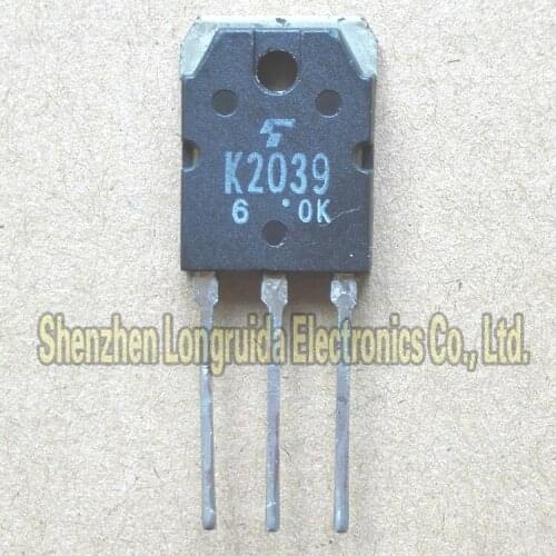 5PCS K2039 2SK2039 TO-3P MOSFET TRANSISTOR 5A 900V