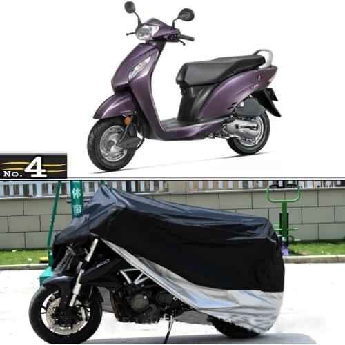 MotorCycle Cover For Honda Activa WaterProof UV / Sun / Dust / Rain Protector Cover Made of Polyester Taffeta