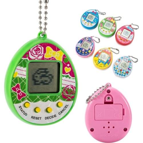 1PCs Tamagotchi Electronic Pets Gift Keyring Pets Toys Gift Christmas Educational Funny 90S Nostalgic Virtual Cyber Pet Toy