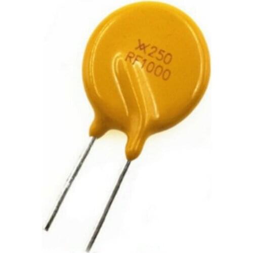 Hot sale 100PCS PPTC resettable fuse TRF250-1000 250V 1A 1000MA