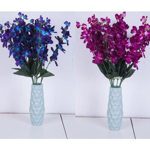 1 pc Simulation Magnolia Flower Snow Orchid Freesia Home Indoor Wdding Decoration Artificial Flowers Fake Silk Plant Flower