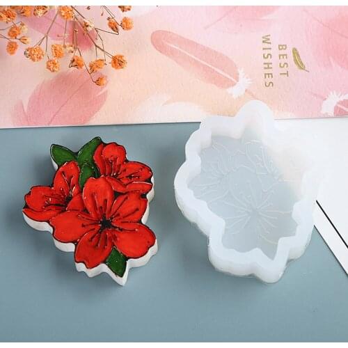 2020 New Flower Mold DIY Resin Crystal Epoxy 6 Flower Tulip Silicone Mold Handmade UV Epoxy Resin Mold Jewelry Tools