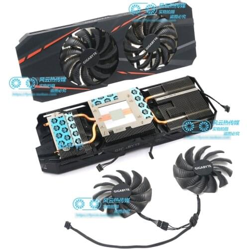 New Original for GIGABYTE GTX1060 G1 GAMING 6GD REV.2.0 Graphics Video Card Cooling Fan