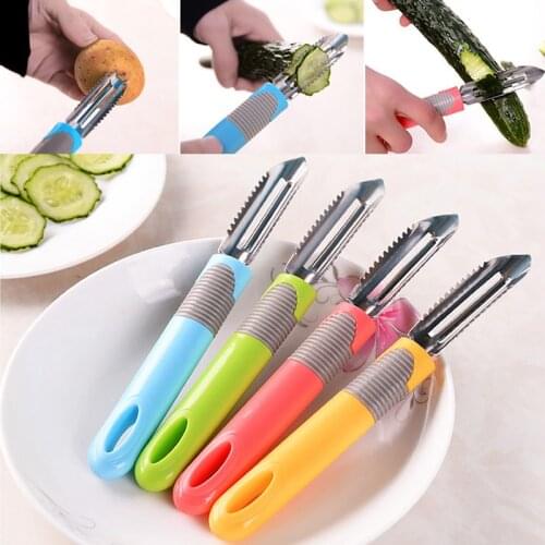 Peeler Fruit and Vegetable Peeler Potato Cucumber Carrot Grater Household Kitchen Tool Accessories Cooking Tools Color Random