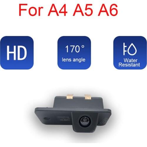 Fit for AUDI A4 Q5 Q7 A6 RS4 C6 Car Camera,100% waterproof,reverse parking,wide angle,color camera,with guide line