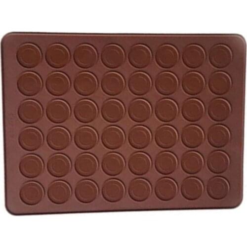 48 Hole 39X29cm Macaron Silicone Pad Baking Mat Round Shape Baking Pad DIY Cake Dessert Oven Liner Baking Tools for Cake