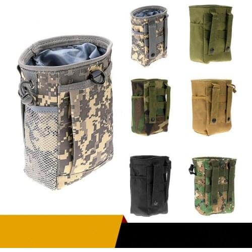Tactical Military Airsoft Wargame Molle Accessories Gear Phone Pouch Pack Outdoor Hunting Gun Slingshot Ammo Magazine Dump Bag