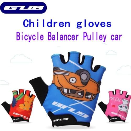 GUB S022 Bicycle Gloves Outdoor Sports Half Finger Gloves Gym Weight Lifting Workout Jogging Running Exercise for Kids Children
