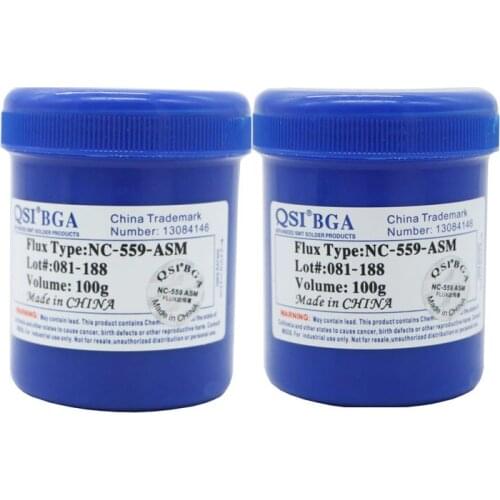 High Quality Free shipping NC-559-ASM 100g Lead-Free Solder Flux Paste For SMT BGA Reballing Soldering Welding Repair Paste