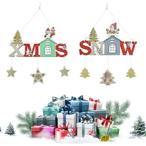 WDLTDZQ Wooden Christmas Decorations