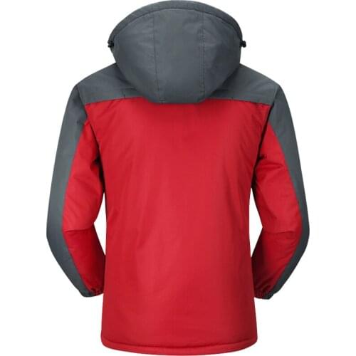 Winter 2020 Jacket Men Cotton Padded Man Coat Thick Hood Wool Liner Waterproof Casual Outwear Campera Hombre Plus Size 5XL HJ534