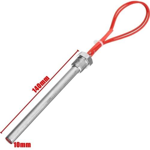 10*140mm 300W 220V Stainless Steel Igniter Hot Rod Fireplace Pellet Stove Part Wood Pellet Heating Tube For Bbq Grill Stove Part
