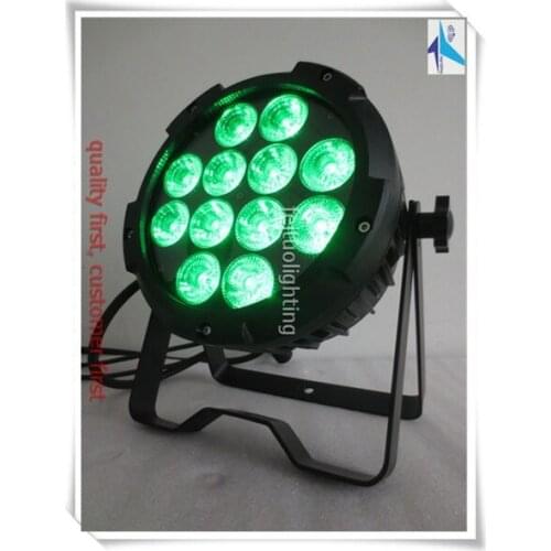 10/lot outdoor 12x15w rgbwa 5 in 1 Cast Aluminum Shell Flat Led Par Light