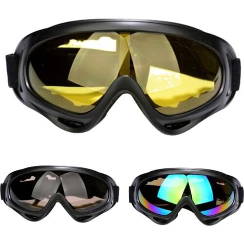 2Pcs Winter Outdoor Ski Snowboard Motorcycle Windproof Glasses Goggles Eyewear Bicycle Accessories
