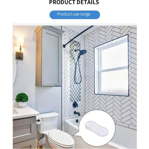 5 Pieces Universal Toilet Seat Bumper Protection Pads Bathroom Accessories Replacement Bumpers With Strong Adhesive