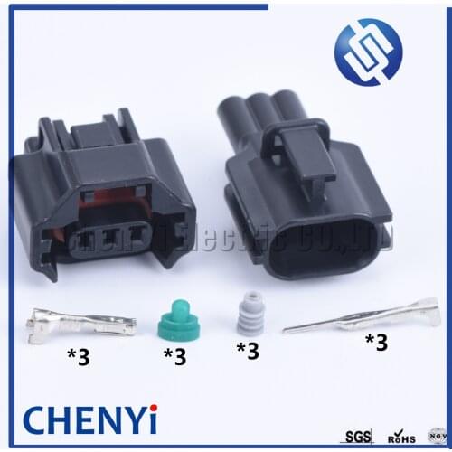 1 Set 3 Pin 7223-6536-30 Auto Front Camshaft Sensor Connector Air Conditioning Pressure Switch Plug Female For TEANA HYUNDAI