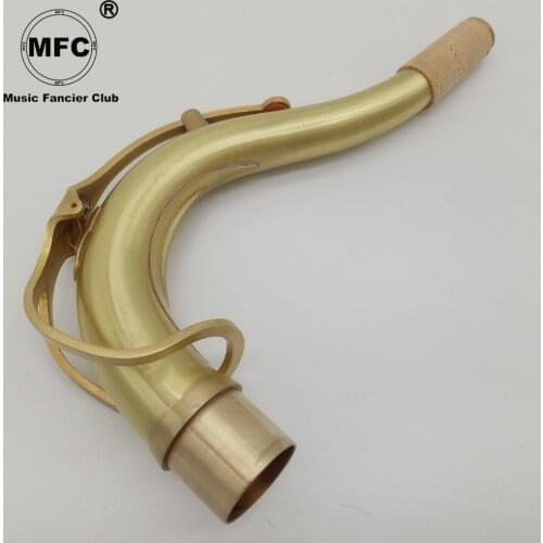 Free Shipping Music fancier Club Professional Tenor Saxophone Neck Brass Antique Copper Simulation Tenor Sax Neck Bronze