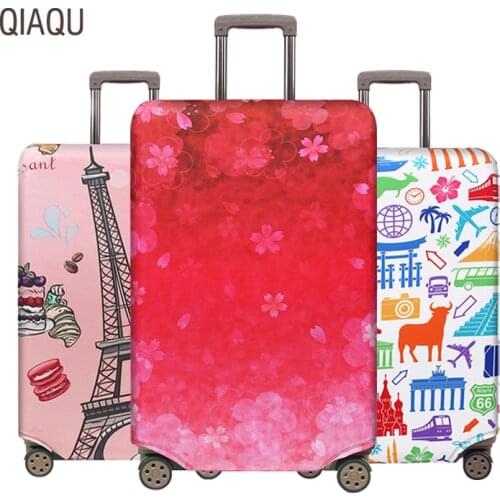 Romantic pattern Travel Suitcase Cover 18-32 Inch Luggage Cover Trolley Baggage Elastic Dust Protection Cover Travel Accessorie