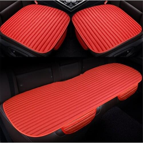 Car Seat Cover Protector Linen Front or Rear Seat Back Cushion Pad Mat Backrest for Auto Interior Truck Suv Van