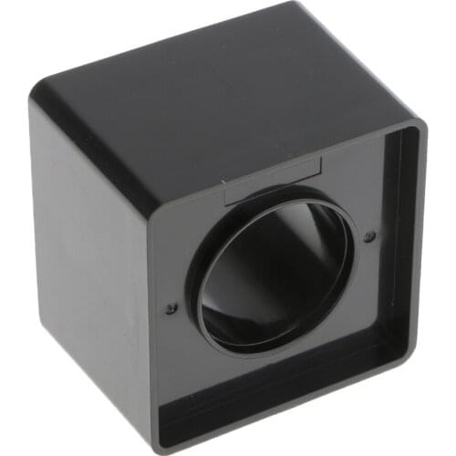 Black 39mm Hole TV Handheld Mic Microphone Interview Square Mark Flag Station