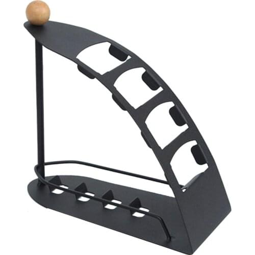 Hot Iron Four Lattices Remote Control Holder 4 Frame Remote Control Storage Remote Control Organizer Storage Shelf