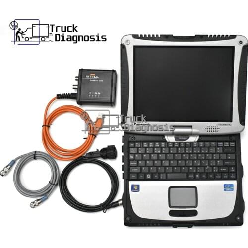 For Still forklift CANBOX USB interface with CF19 laptop Still forklift diagnostic tool CANBOX