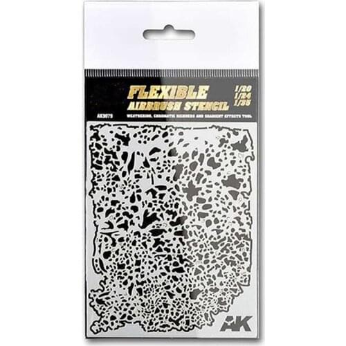 DIY Rusty Spray Plate Model Stencil Template Leakage Spray Plate for 1/20 1/24 1/35 1/48 1/72 Model Decorating Tool