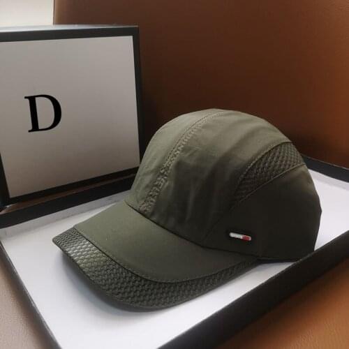 HT247 Quick Drying Hats Unisex Baseball Caps Letter Mesh Cap Fashion Solid color Adjustable Hat Women Men Cotton Casual Hats
