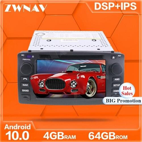 IPS Android 10.0 4+64G screen Car DVD Player GPS Navi For Toyota corolla 2001-2006 Auto Radio Stereo Multimedia Player Head Unit
