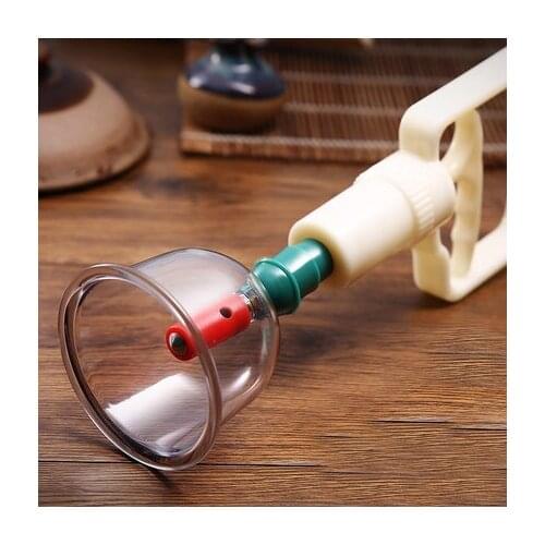 Massage gun 12pcs Cupping Therapy Vacuum Magnet Medical Body Massage Acupressure Relaxation Relieve Pain Health Care Kit Tool