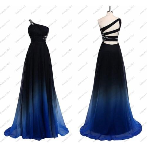 Mollybridal Womens One Shoulder Evening Dresses