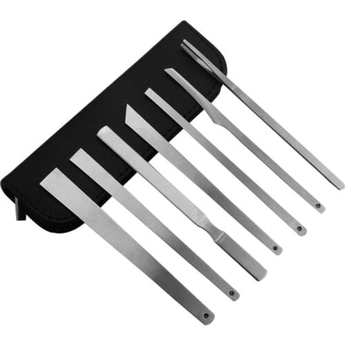 7pcs/set Stainless Steel Toe Nail Knife Foot Hard Skin Remover Callus Rasp File Ingrown Callus Cuticle Foot Care Kits Tool Hot