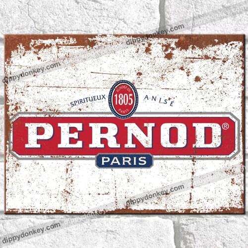 PERNOD Metal Signs Vintage Retro Man Cave Bar Wall Garage Shed Tin Sign Posters