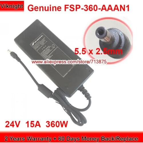 Genuine FSP-360-AAAN1 360W Charger 24V 15A AC Adapter for Industrial Water Pump 3D Printer Power Supply
