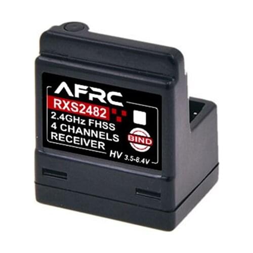 AFRC RXS2482 2.4G FHSS 4CH RC Receiver Compatible with SANWA for RC Car climbing car RC Drone
