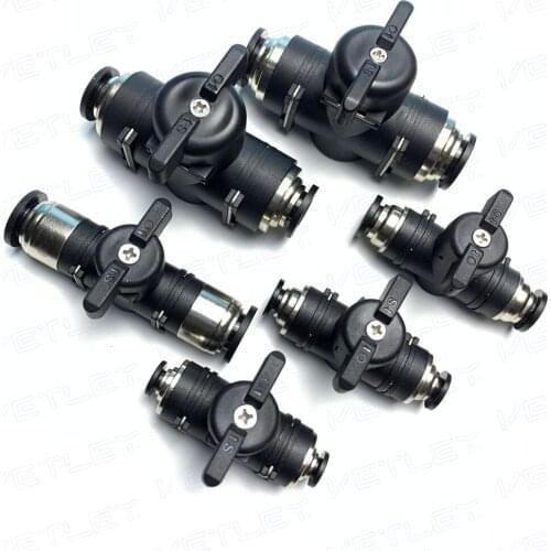 BUC Straight Ball Valve inch size BUC 1/4 inch 3/8 inch 5/16 size BVU Straight ball valve quick connector ait fittings
