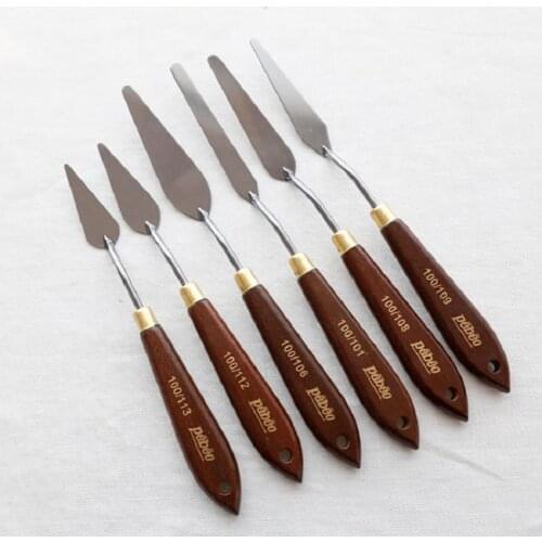 France Imported Pebeo Oil Painting knife Paint Scraper Palette Cuchillo Spatula